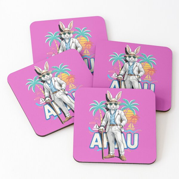 Item preview, Elegant Rabbit in a White Tropical Suit designed and sold by Ahau Designs.