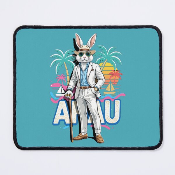 Item preview, Elegant Rabbit in a White Tropical Suit designed and sold by Ahau Designs.