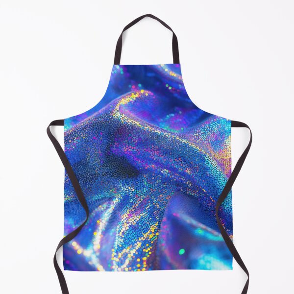 Item preview, Sparkling blue fabric designed and sold by anytka.