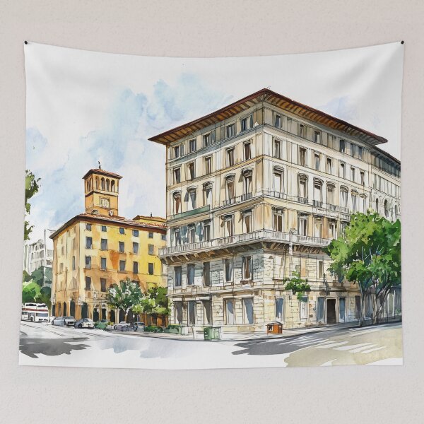 Item preview, Sunny day in charming city designed and sold by anytka.