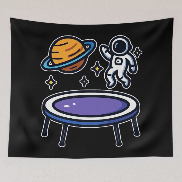 Item preview, Trampolinist Space Kawaii designed and sold by TomFrontierArt.