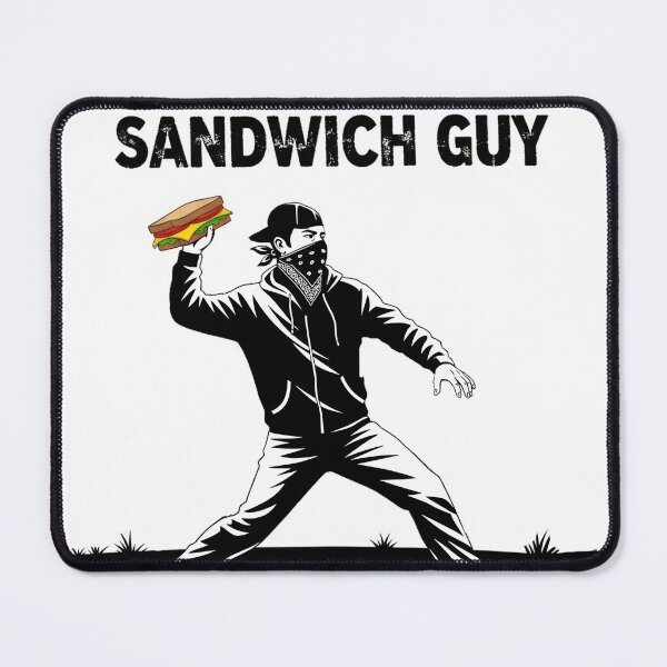 Item preview, Free DC Sandwich Guy Political Protest Art Poster designed and sold by AV.