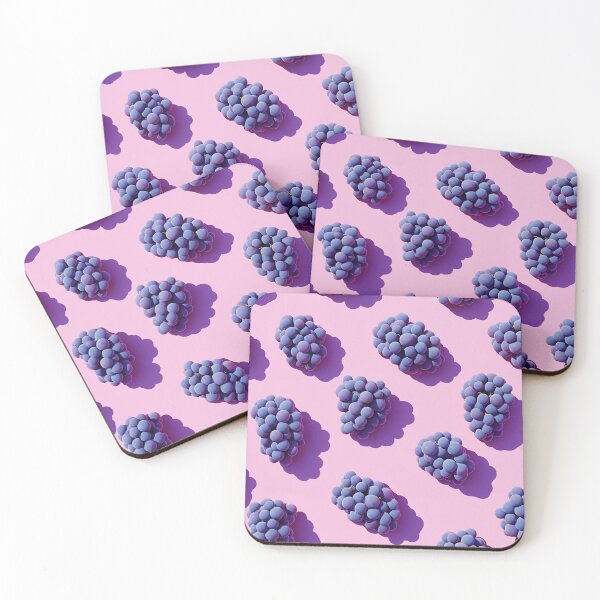 Item preview, Vibrant grapes on pink bg designed and sold by anytka.