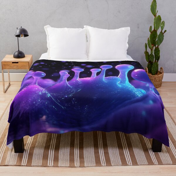 Item preview, Vibrant splashes of purple and blue designed and sold by anytka.