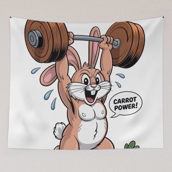 Item preview, tough rabbit designed and sold by mo-carnival.