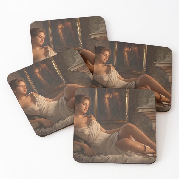 Item preview, Serene Reverie by the Fireside designed and sold by oanaunciuleanu.