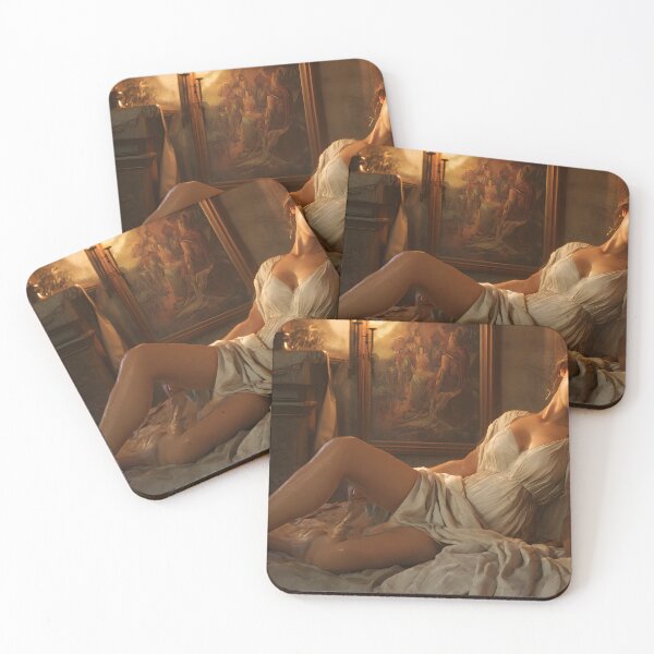 Item preview, Serene Reverie by the Fireside designed and sold by oanaunciuleanu.