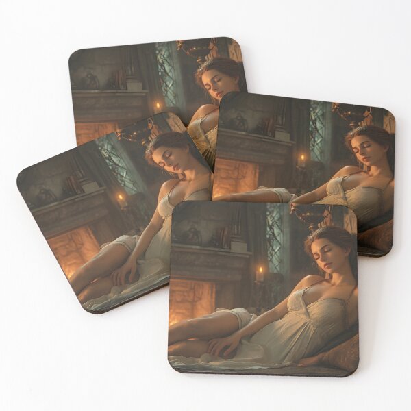 Item preview, Serene Reverie by the Fireside designed and sold by oanaunciuleanu.