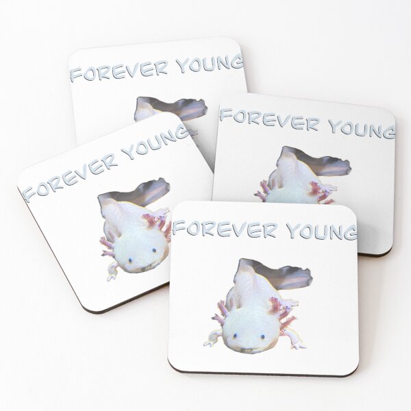 Item preview, Forever young axolotl designed and sold by creativevandal.