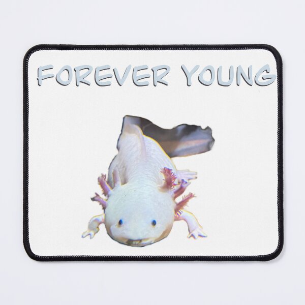 Item preview, Forever young axolotl designed and sold by creativevandal.