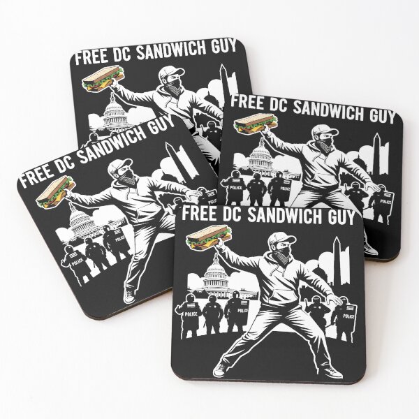 Item preview, Free DC Sandwich Guy  Political Protest Art Poster designed and sold by AV.