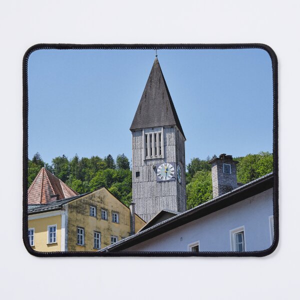 Item preview, Church Tower and Traditional Houses – Hallein Austria designed and sold by RastislavS.