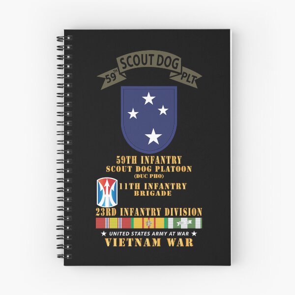 Item preview, Army - 59th Infantry Scout Dog Platoon, 11th Inf Bde, 23rd Inf Div - VN SVC X 300 designed and sold by Military Insignia Products.