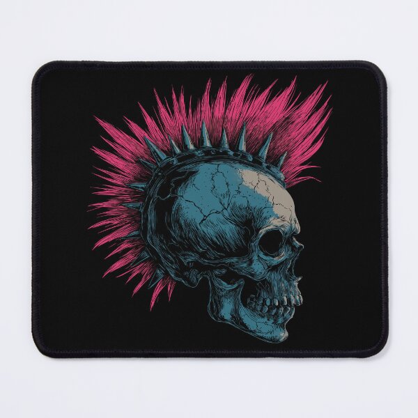 Item preview, Horror Punk Mohawk Skull designed and sold by drizzd.