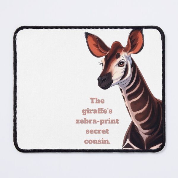 Item preview, The giraffe’s zebra-print secret cousin designed and sold by Animals-Tees.