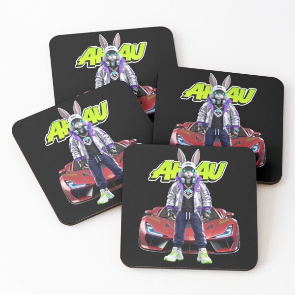 Item preview, Streetwear Rabbit with Sports Car designed and sold by Ahau Designs.
