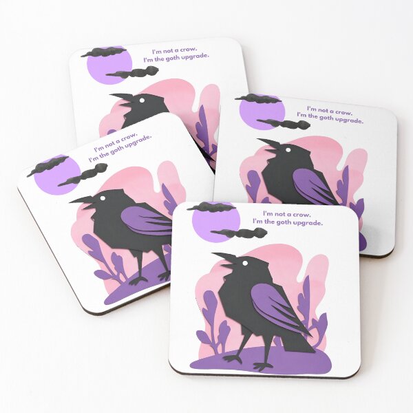 Item preview, I’m not a crow. I’m the goth upgrade designed and sold by Animals-Tees.