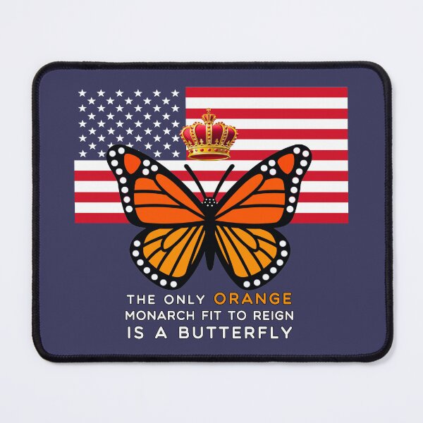 Item preview, The Only Orange Monarch Fit to Reign Is a Butterfly designed and sold by SandyMDesigns.