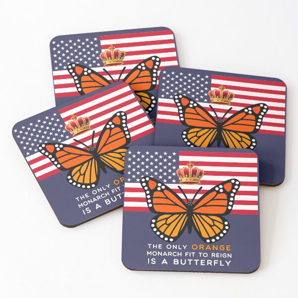 Item preview, The Only Orange Monarch Fit to Reign Is a Butterfly designed and sold by SandyMDesigns.
