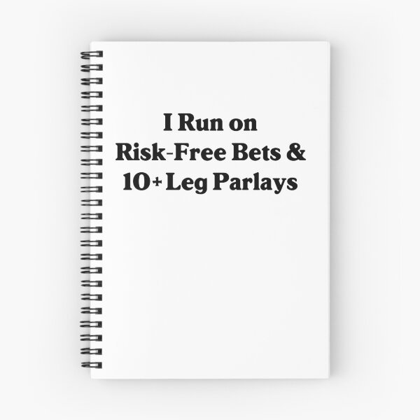 Item preview, I Run on Risk Free Bets & 10+ Leg Parlays - Funny Parlay / Sports betting Design designed and sold by SabbaticalSteve.