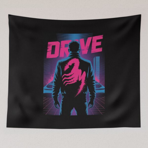 Item preview, Drive Film Minimalist Fan Art Poster designed and sold by Enea Kelo.