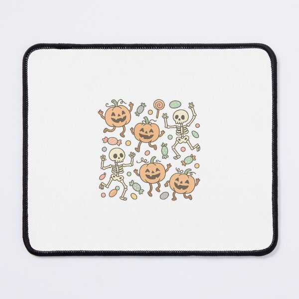 Item preview, Dancing pumpkins and festive skeletons designed and sold by NoNoNaNa.
