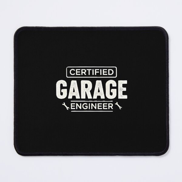 Item preview, Certified Garage Engineer - The Ultimate Minimalist's Emblem designed and sold by DMNindustries.