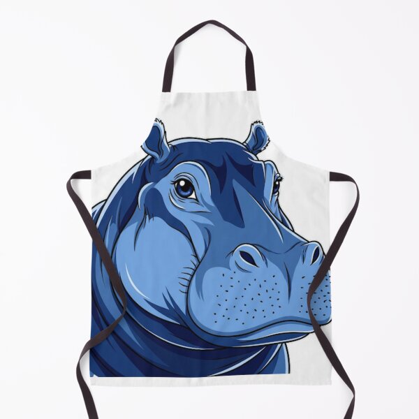 Artikelvorschau, Nilpferd. Monochromatisch entworfen und verkauft von Animals-Tees.