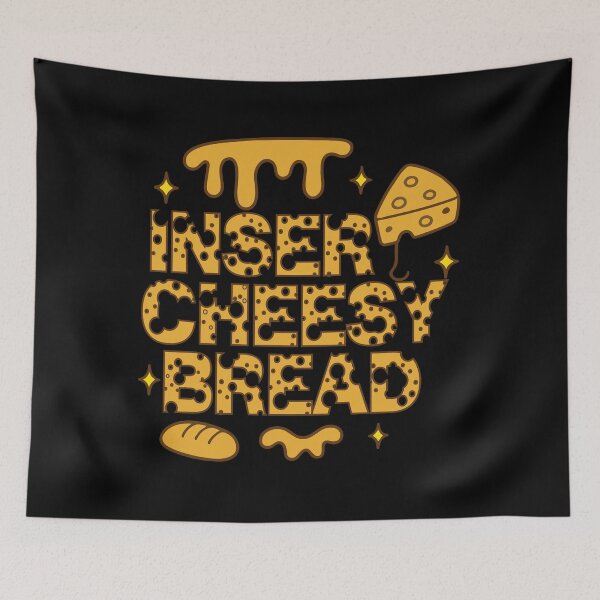 Item preview, Insert Cheesy Bread | Funny Food Pun Design for Pizza and Garlic Bread Lovers designed and sold by Charaff.