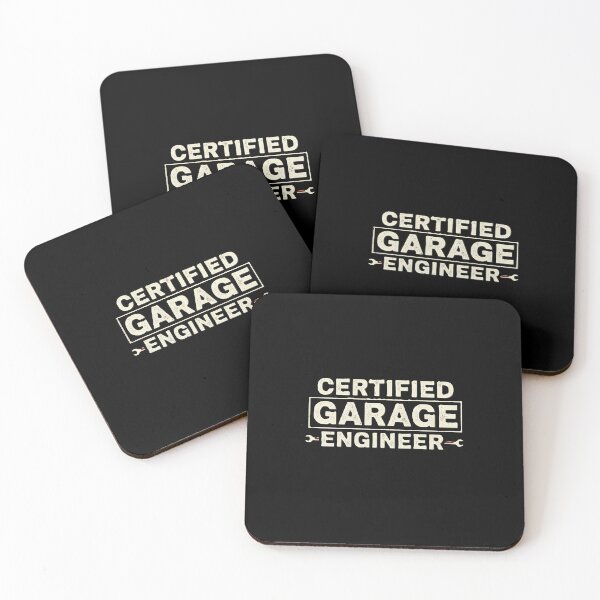 Item preview, Certified Garage Engineer - Minimalist & Bold Emblem designed and sold by DMNindustries.