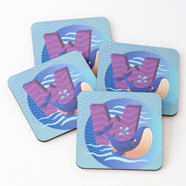 Item preview,  Alphabet, W, whale, Name starting with W. designed and sold by Oksanka21.
