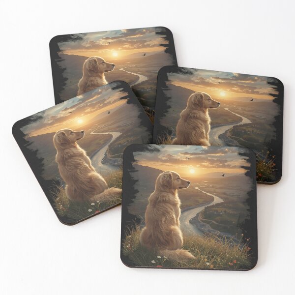 Item preview, Golden Retriever Sunset designed and sold by RkskArt.