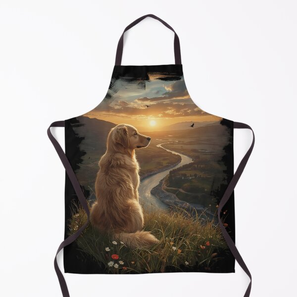 Item preview, Golden Retriever Sunset designed and sold by RkskArt.