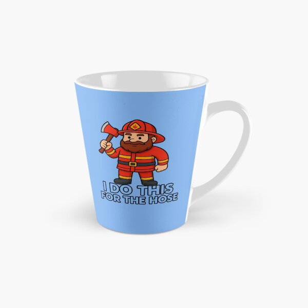 Item preview, Funny Firefighter Cartoon designed and sold by ArtComixHaven.