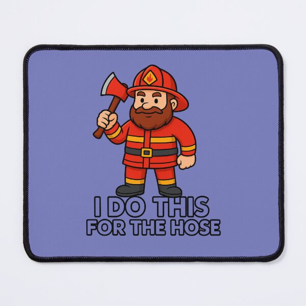 Item preview, Funny Firefighter Cartoon designed and sold by ArtComixHaven.