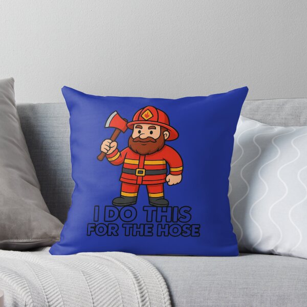 Item preview, Funny Firefighter Cartoon designed and sold by ArtComixHaven.