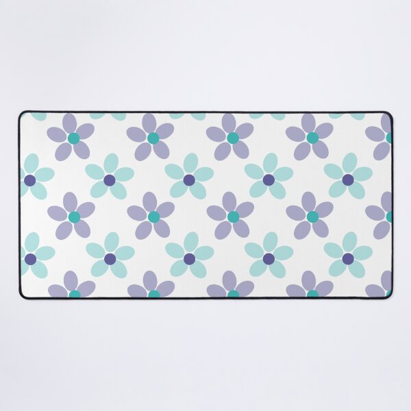 Item preview, Fresh Blue and Green Daisy Floral Seamless Repeat designed and sold by Sharon Schwalbe.