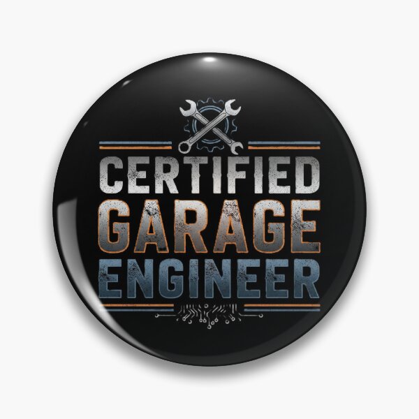 Item preview, Certified Garage Engineer - The Ultimate DIY Masterpiece designed and sold by DMNindustries.