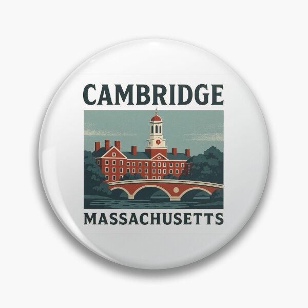 Item preview, Vintage Cambridge Massachusetts – Retro Travel Poster Design designed and sold by AmeliaKrysiak.