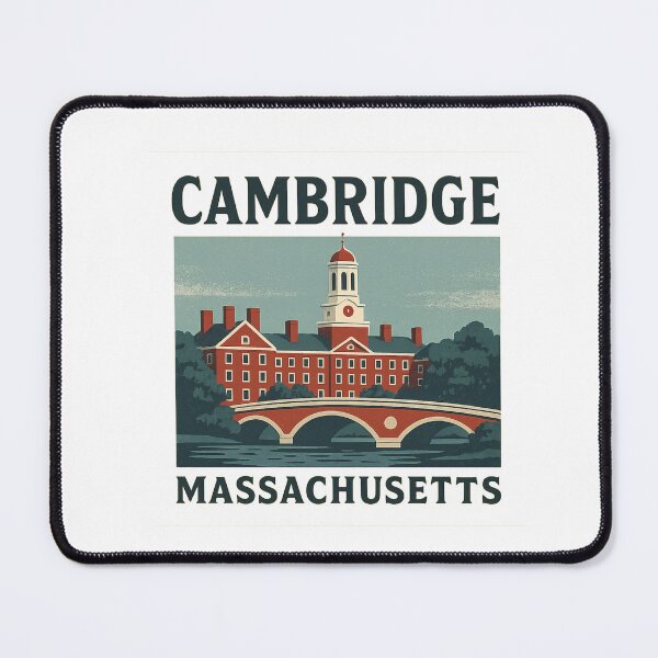 Item preview, Vintage Cambridge Massachusetts – Retro Travel Poster Design designed and sold by AmeliaKrysiak.
