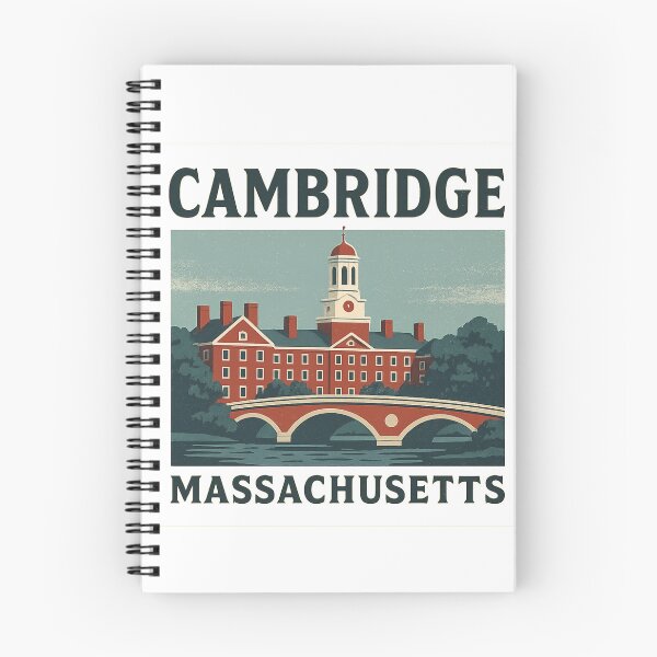 Item preview, Vintage Cambridge Massachusetts – Retro Travel Poster Design designed and sold by AmeliaKrysiak.