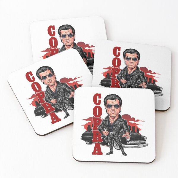 Item preview, Hilarious Sylvester Stallone Cobra Mercury Custom Coupe Caricature designed and sold by vectorlove.