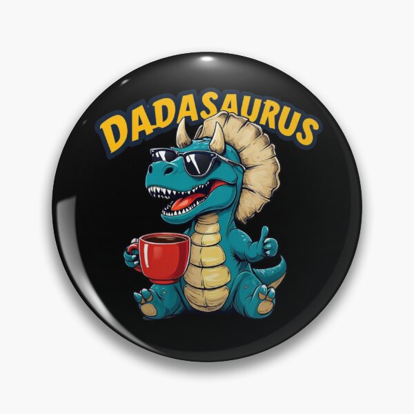 Item preview, Funny Dadasaurus Sunglasses Drink Coffee designed and sold by vaxiek.