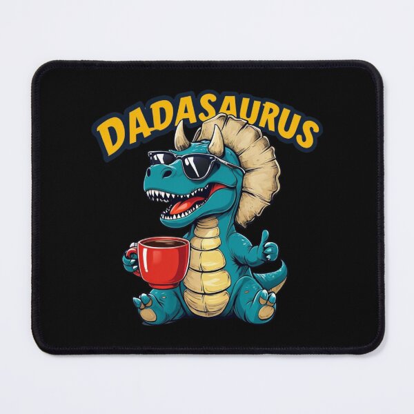 Item preview, Funny Dadasaurus Sunglasses Drink Coffee designed and sold by vaxiek.