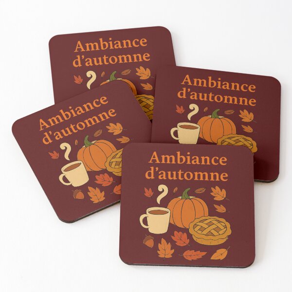 Item preview, "Cozy Autumn Delights". "Saveurs d’automne & douce chaleur designed and sold by Drawingshirts.