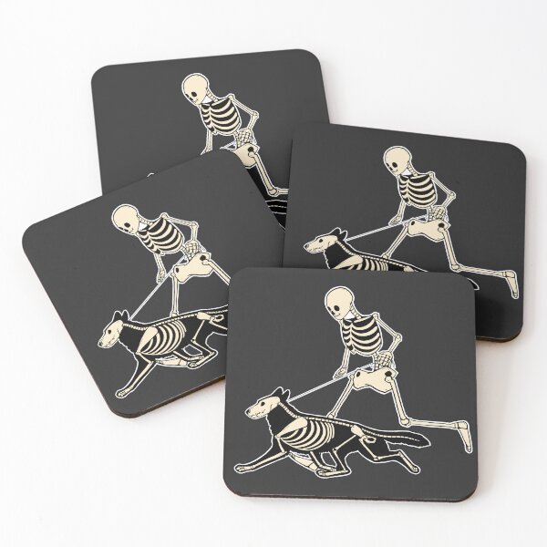 Item preview, Skeleton Dog Handler - German Shepherd Dog designed and sold by Spinyflowerart.