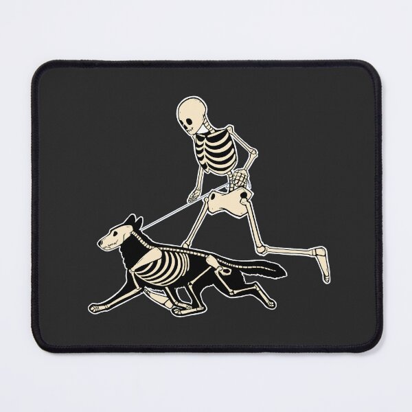 Item preview, Skeleton Dog Handler - German Shepherd Dog designed and sold by Spinyflowerart.