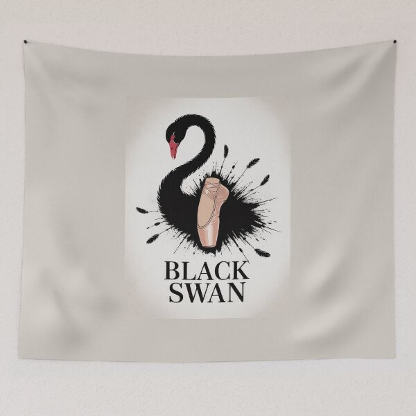 Item preview, Black Swan Minimalist Fan Art Poster designed and sold by Enea Kelo.