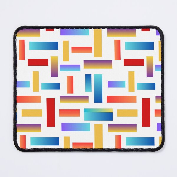 Item preview, Colourful Gradient Rectangle Mosaic Pattern – Retro Abstract Seamless On designed and sold by DesigntshirtWB.