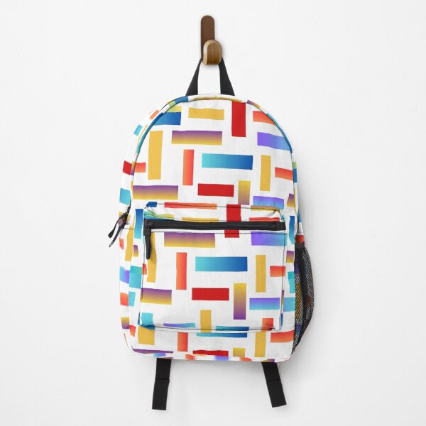 Item preview, Colourful Gradient Rectangle Mosaic Pattern – Retro Abstract Seamless On designed and sold by DesigntshirtWB.